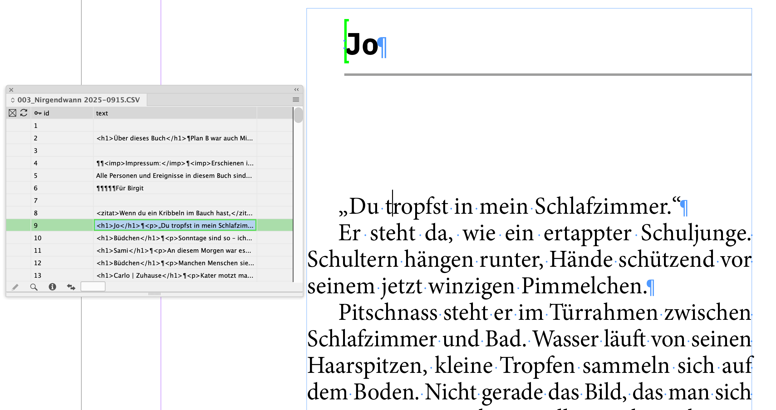 Ergebnis einer Umwandlung