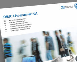 Verpackung für CEStronics Programmierset